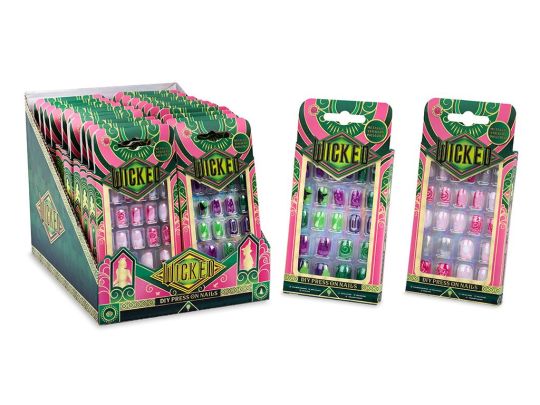 WICKED DIY PRESS ON NAILS PK 24-2 ASST
