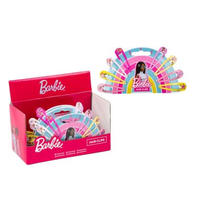 BARBIE HAIR CLIPS PK 8