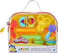 Play-Doh Starter Set, 9 Accessories, 4 Cans with Blue, Green, Red, and Yellow Modeling Compound & Travel Bag, Preschool Toys for Boys and Girls 3+ Year Old