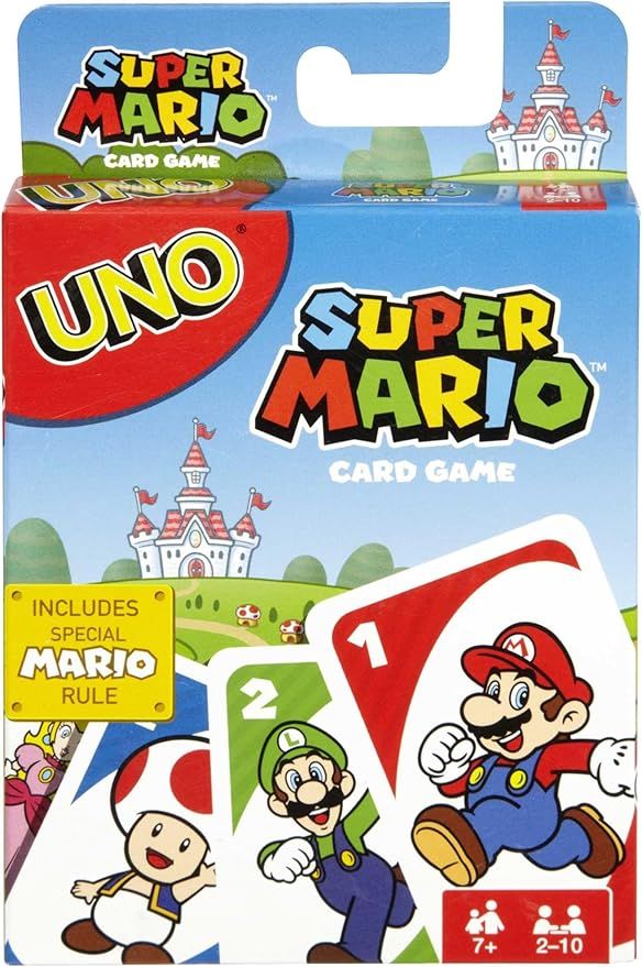 UNO Super Mario Card Game (damaged packaging)