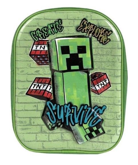 Minecraft Creeper Kids Backpack