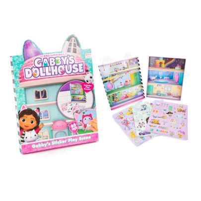 GABBYS DOLLHOUSE STICKER PLAY SCENE SET