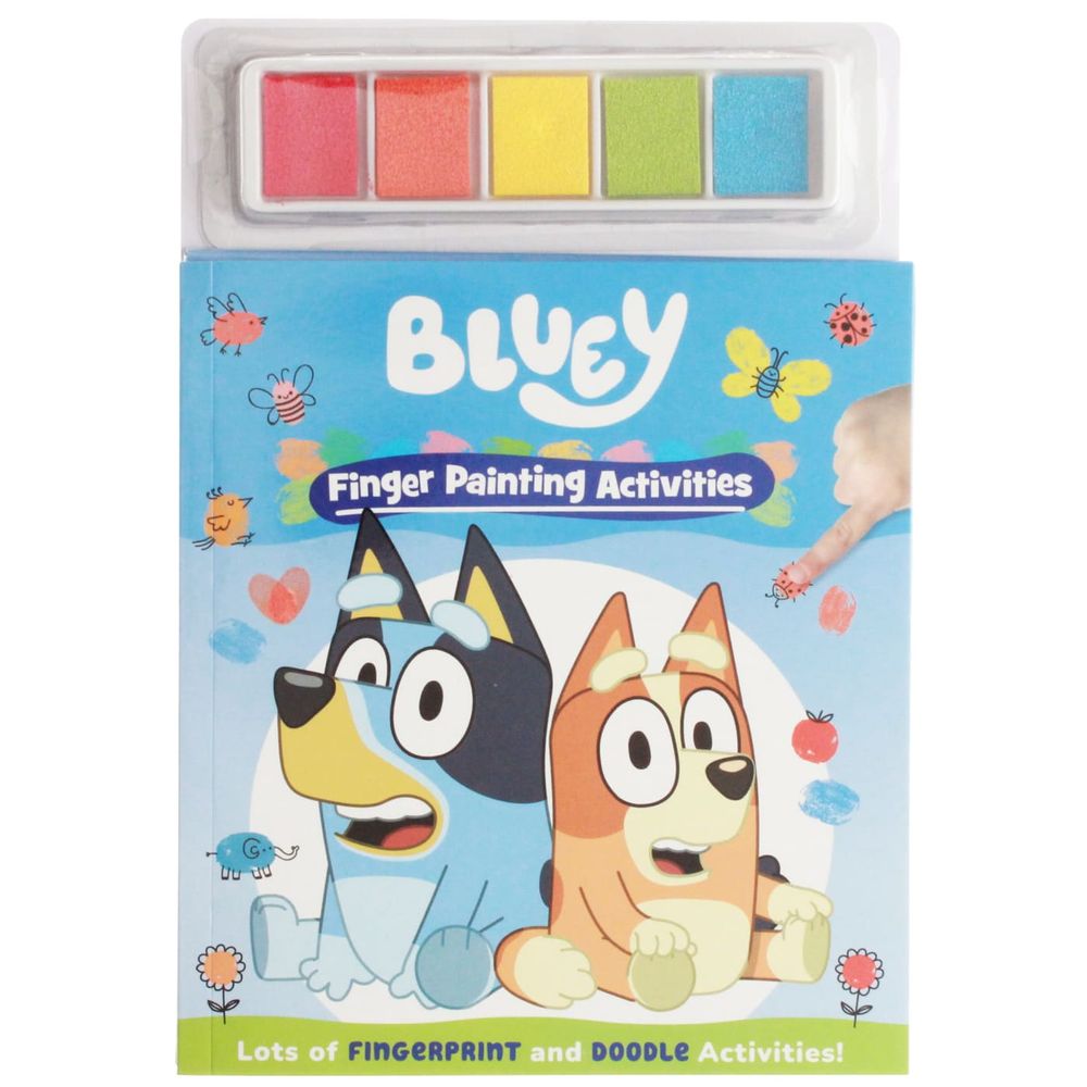 BLUEY FINGER PAINTING ACTIVITIES