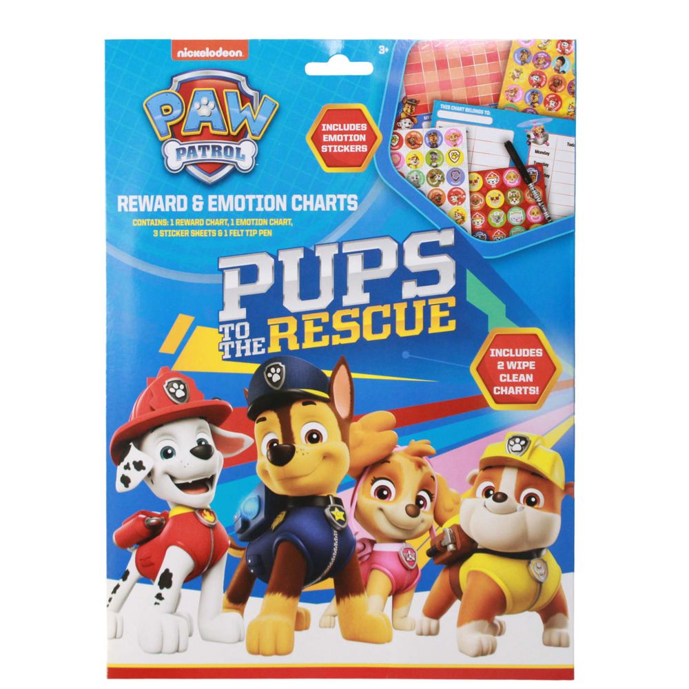 PAW PATROL REWARD & EMOTION CHART
