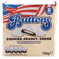 KEENANS 128G AMERICAN BUTTONS WHITE CHOC
