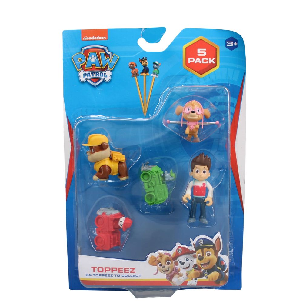 PAW PATROL TOPPEEZ FIGURES 5 PACK
