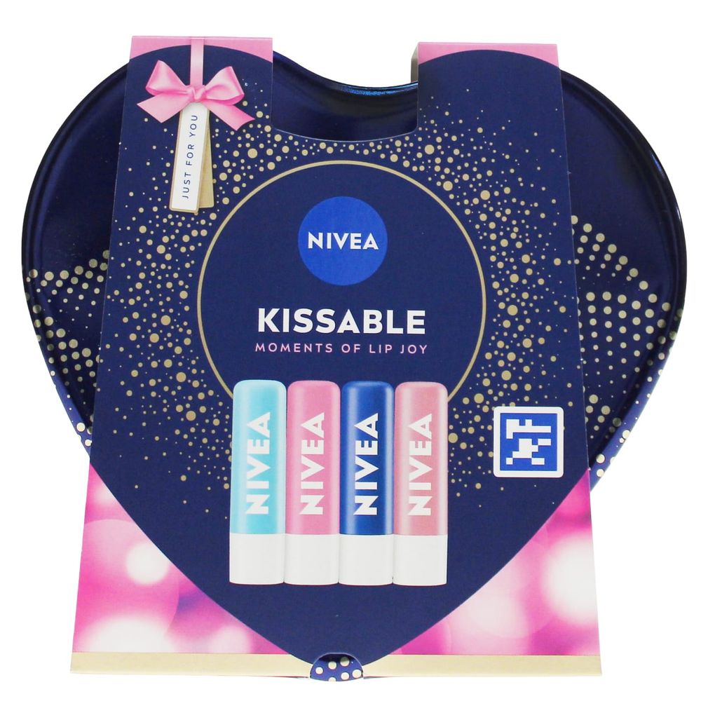 NIVEA KISSABLE MOMENTS OF LIP 4PC