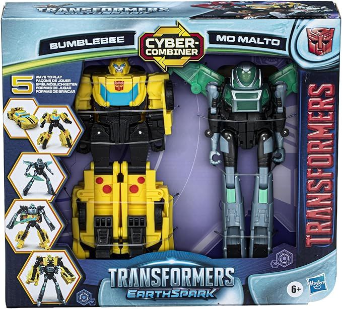 Transformers EarthSpark Cyber-Combiner Bumblebee and Mo Malto