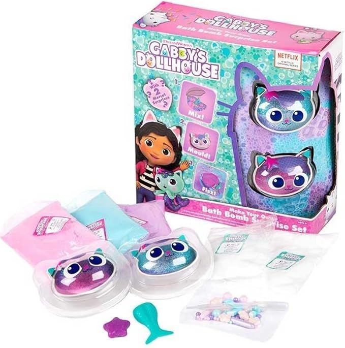 Gabbyâ€™s Dollhouse Make Your Own Bath Bomb Surprise Set