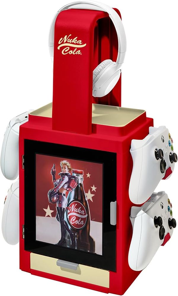 Numskull Official Fallout Nuka Cola LED Light Gaming Locker,
