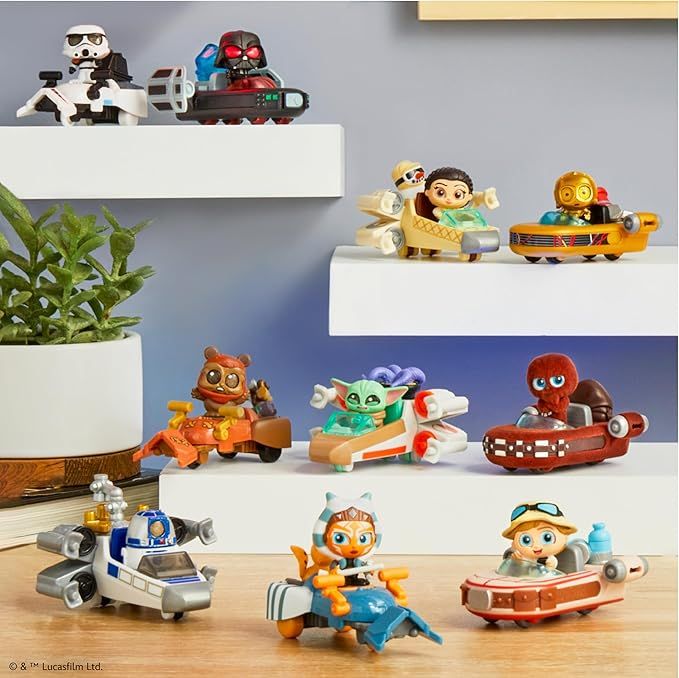 Just Play 44806 Cosmic Star Wars Doorables Galactic Cruisers, Multi-Color, Small