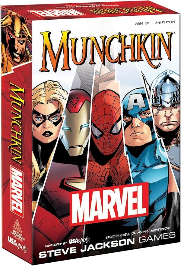 Steve Jackson Games - Munchkin: Marvel - Board Game