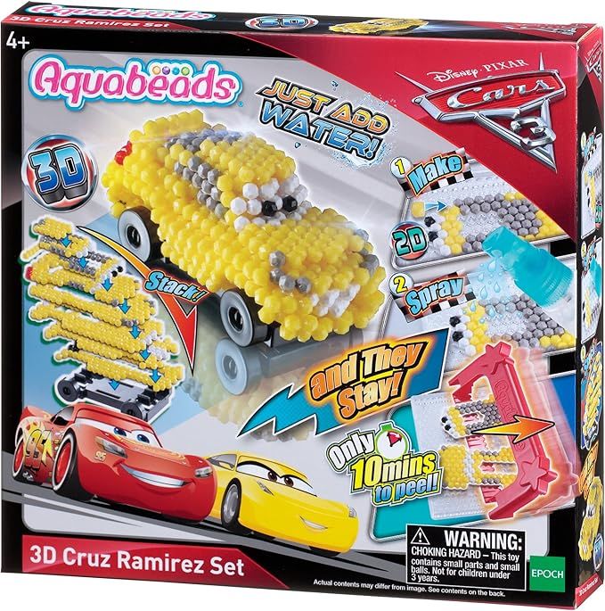 AQUABEADS CARS 3 3D CRUZ RAMIREZ SET