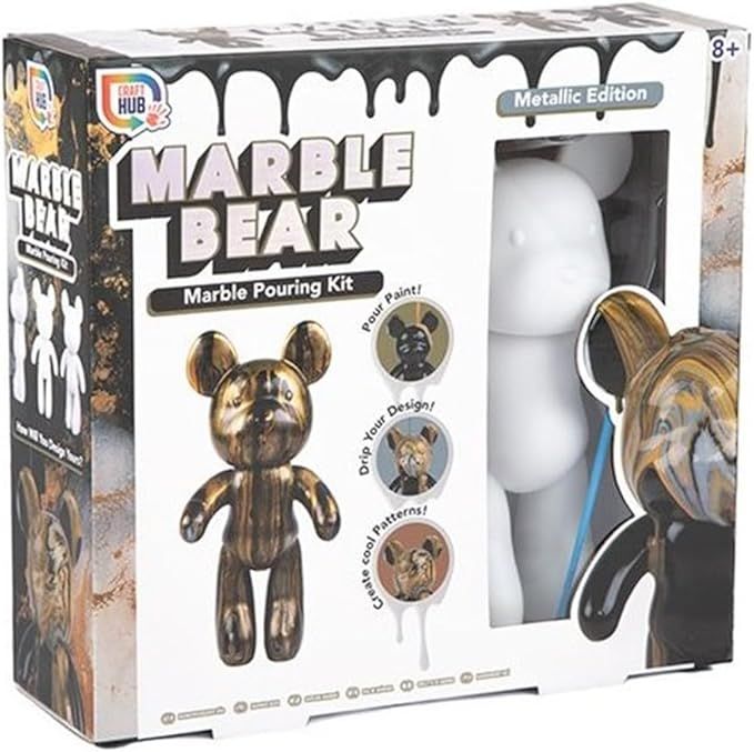 Marble Bear Marble Pouring Kit Metallic Edition